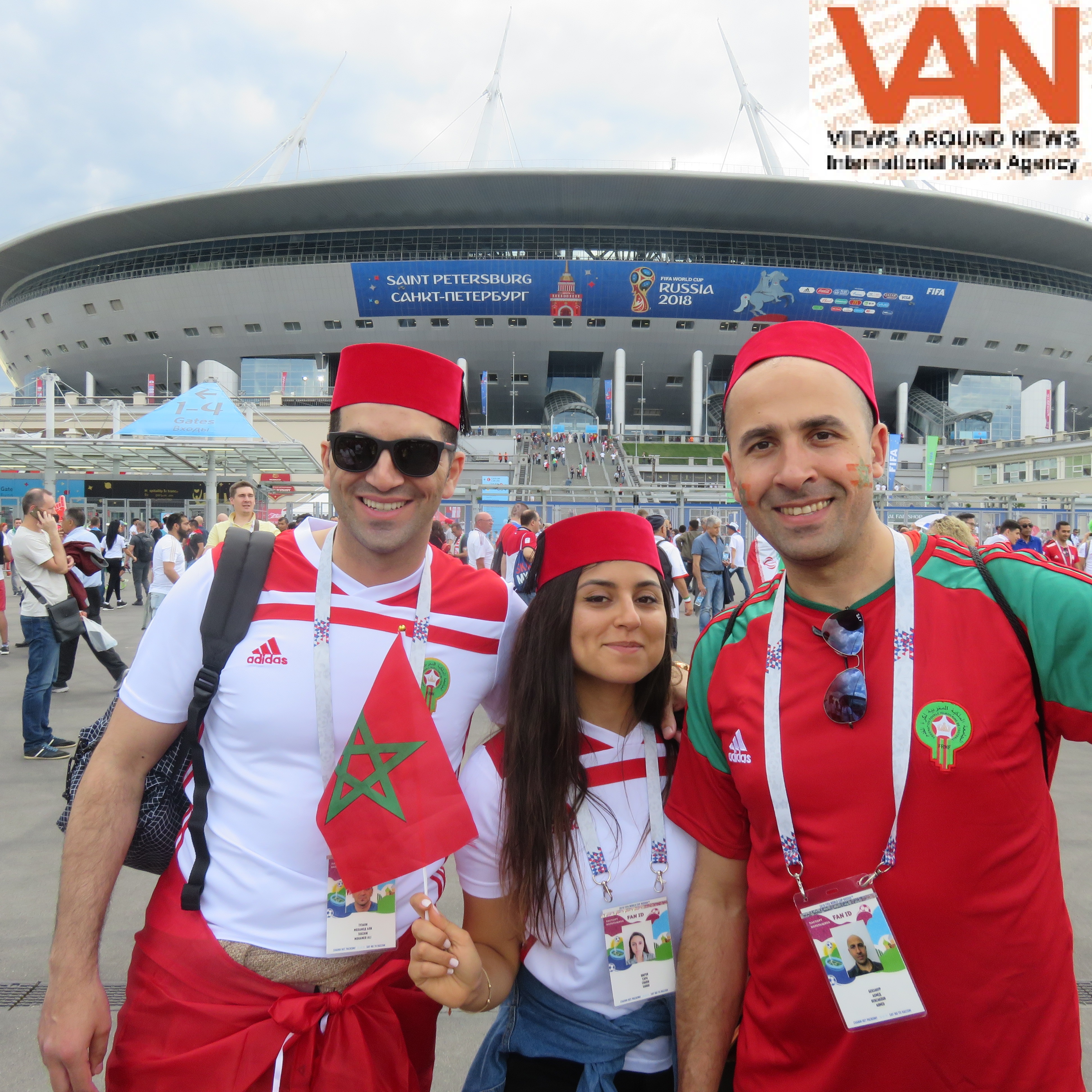 FIFA World Cup Fever with different types of FANs